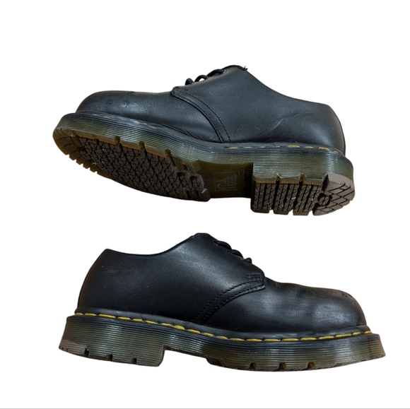 Dr. Martens Steel Toe Shoes Womens Size 6 Unisex Mens Size 5 - Picture 4 of 12